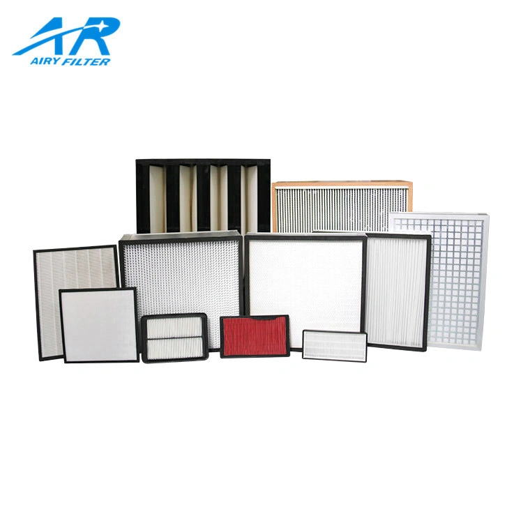 High Efficiency Pleats HVAC H14 HEPA Filter 99.995% for Cleanrooms