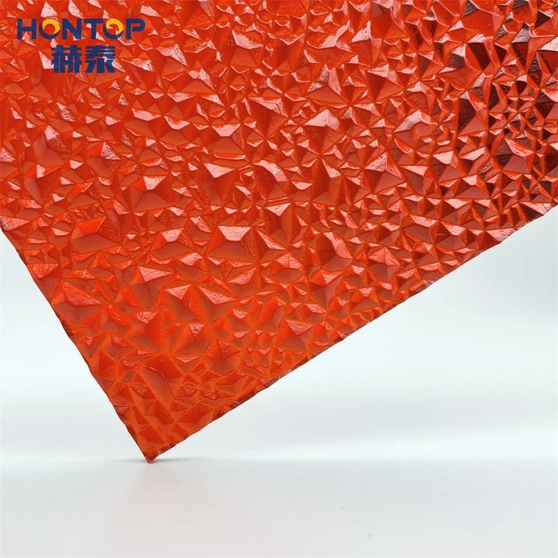 Hot Sales 3mm Plastic Solid Panel Embossed Transparent Colorful Window Side Window Clear Bayer Crystal Polycarbonate Sheet