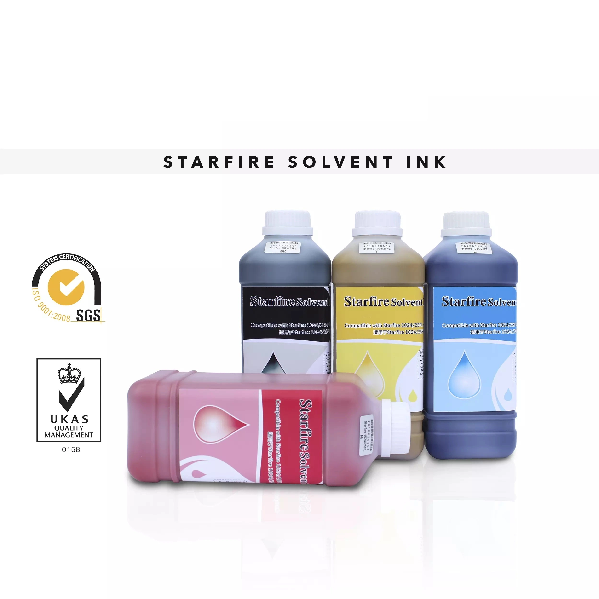 Spectra Starfire Sg1024 25pl Solvent Ink for Gongzheng Ultra 4000 Printer