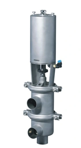 Sanitary 304 Divert Valve Pneumatic Reversing Valve