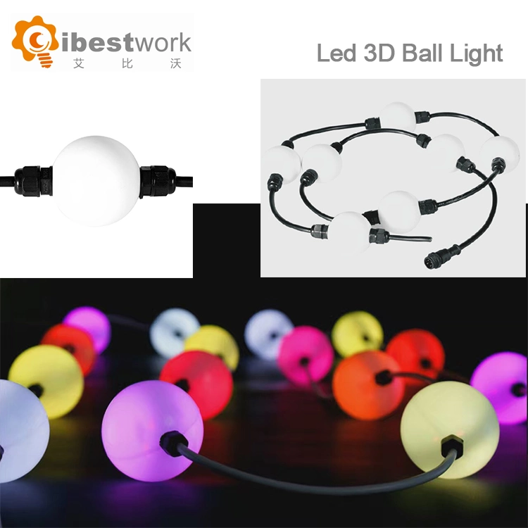 Matrix RGB 360 Degree 50mm Ball String Stage Light LED Moving Light