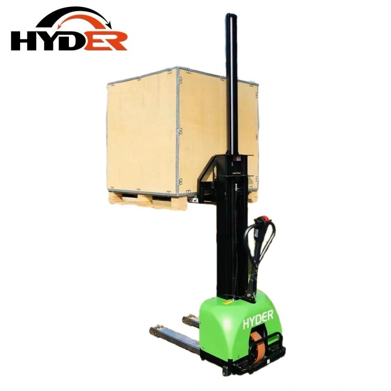 Litio 48V 1000kg AutoLifting Stacker para Palet Van Electric Apilador portátil