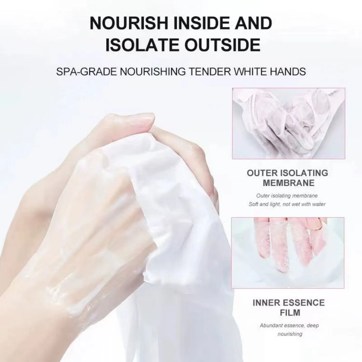 Guantes de moisturizing de la máscara de la mano para el smoothing de invierno