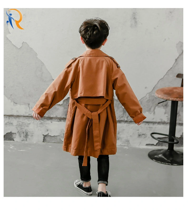 Veste pour Garçon à vêtements pour enfant S style coréen printemps et automne Veste tendance coupe-vent épaissie pour enfants S.