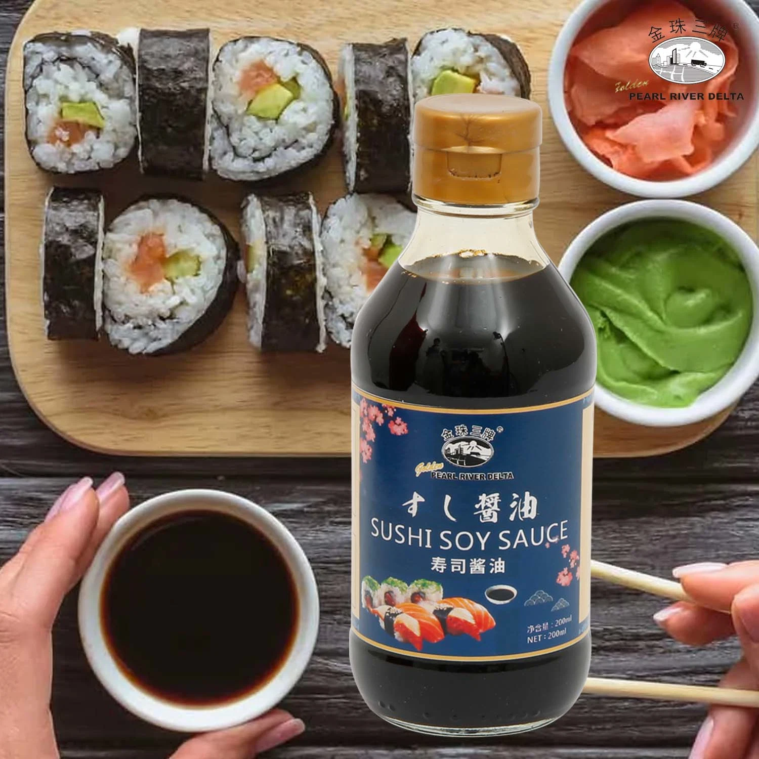 Sushi Sojasoße Verwenden Sie für Fisch, Sushi, Fleisch