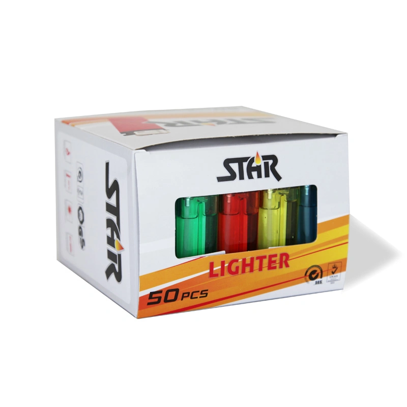 Plastic Disposable Flint Gas Lighter Fh-002