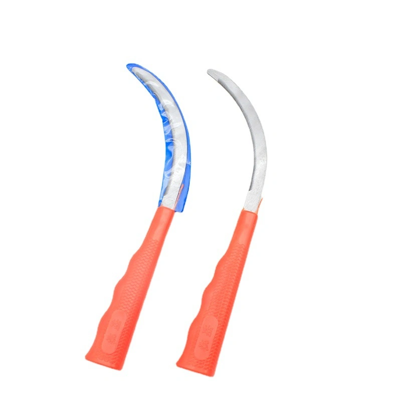 Lightweight Steel Small Saw Sickle Knife Plastic Handle Weed Remover Grass Sickle Sharp Garden Plants Weeder Cutter Tools