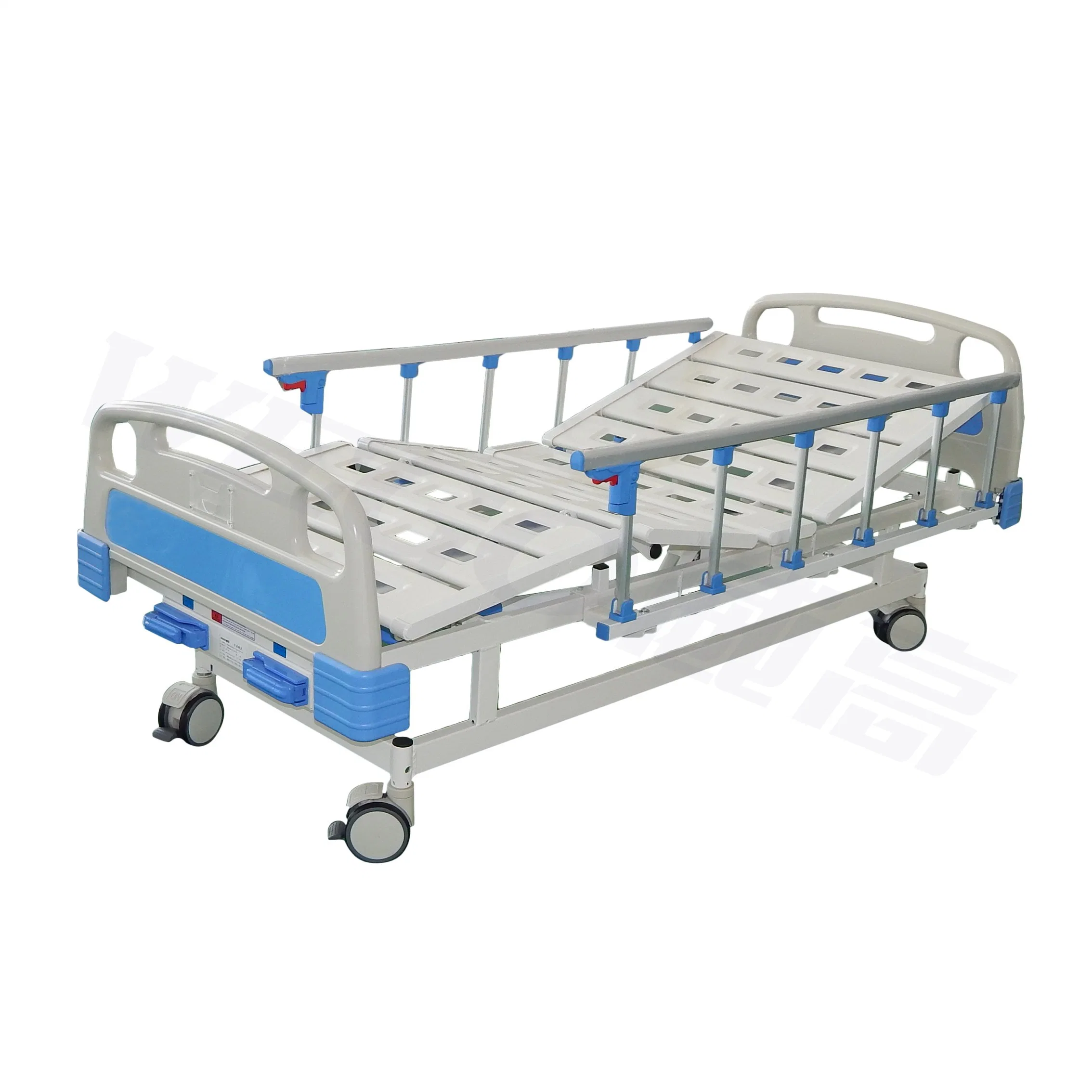 Wego Stainless Steel Multifunction Adjustable Manual Foldable ICU Hospital Bed Manufacturers