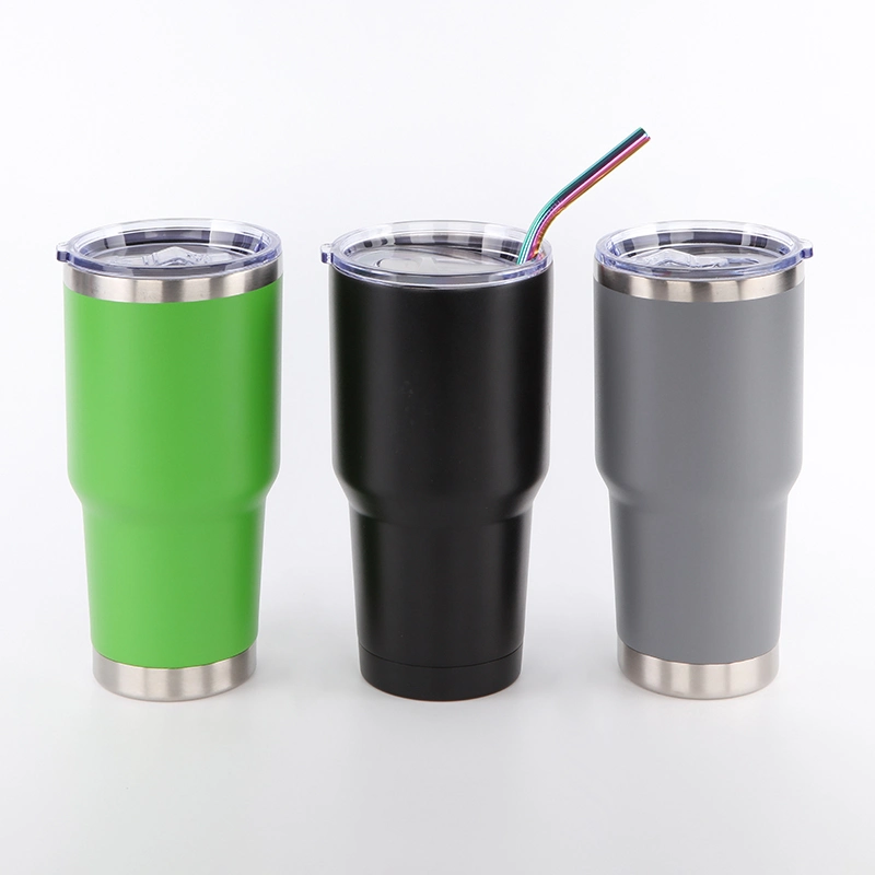 Benutzerdefinierte Wein Tumbler Edelstahl Tasse Thermos Becher Kaffee Becher Mit Deckel