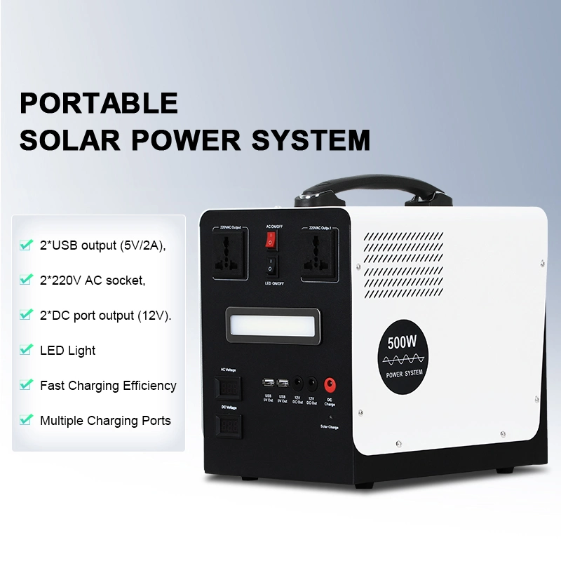 Alimentation de secours portable de 1500W avec charge rapide, ports AC, DC, etc. en Chine.