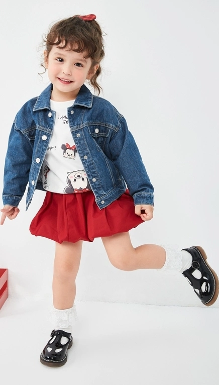 Toddler Casual Denim Jacket Girls Boys Fashion Jeans Coats Long Sleeve Baby Outwear Children Clothing