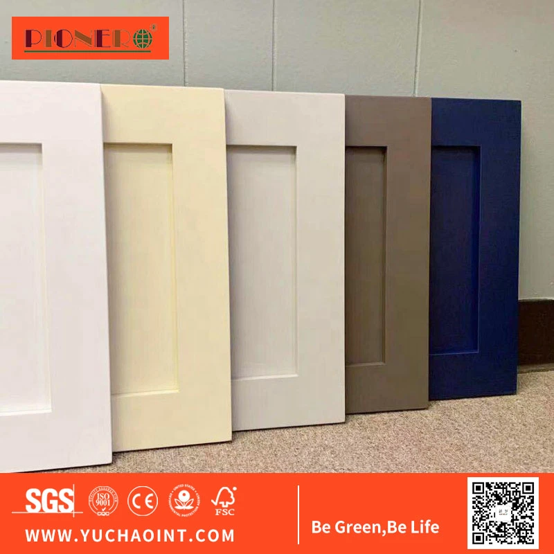 Factory Directly 2019 Newly Solid Wood Kitchen Cabinets MDF / Partical Board Cabinet Door