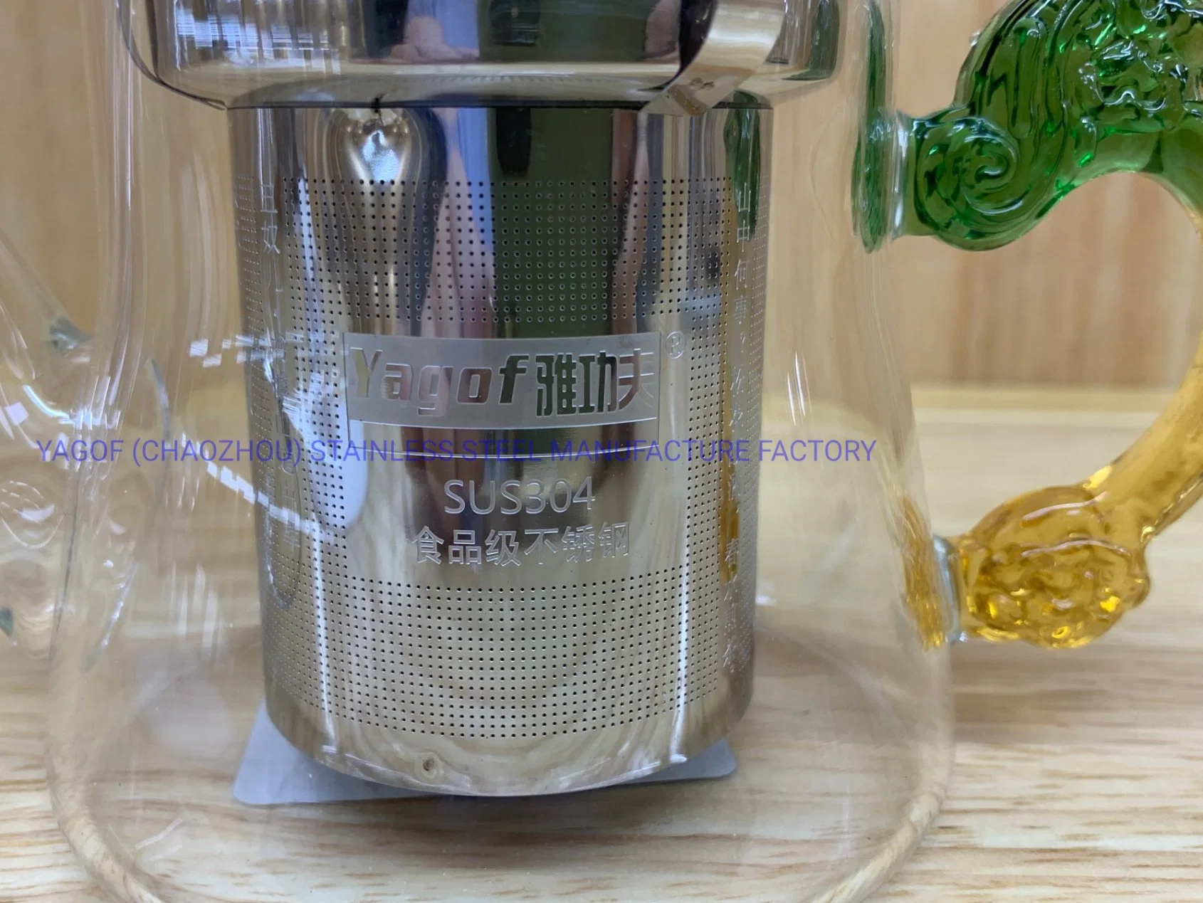 High Borosilicate Glass Tea Pot with Removable Ss Tea Infuser - 400 Ml