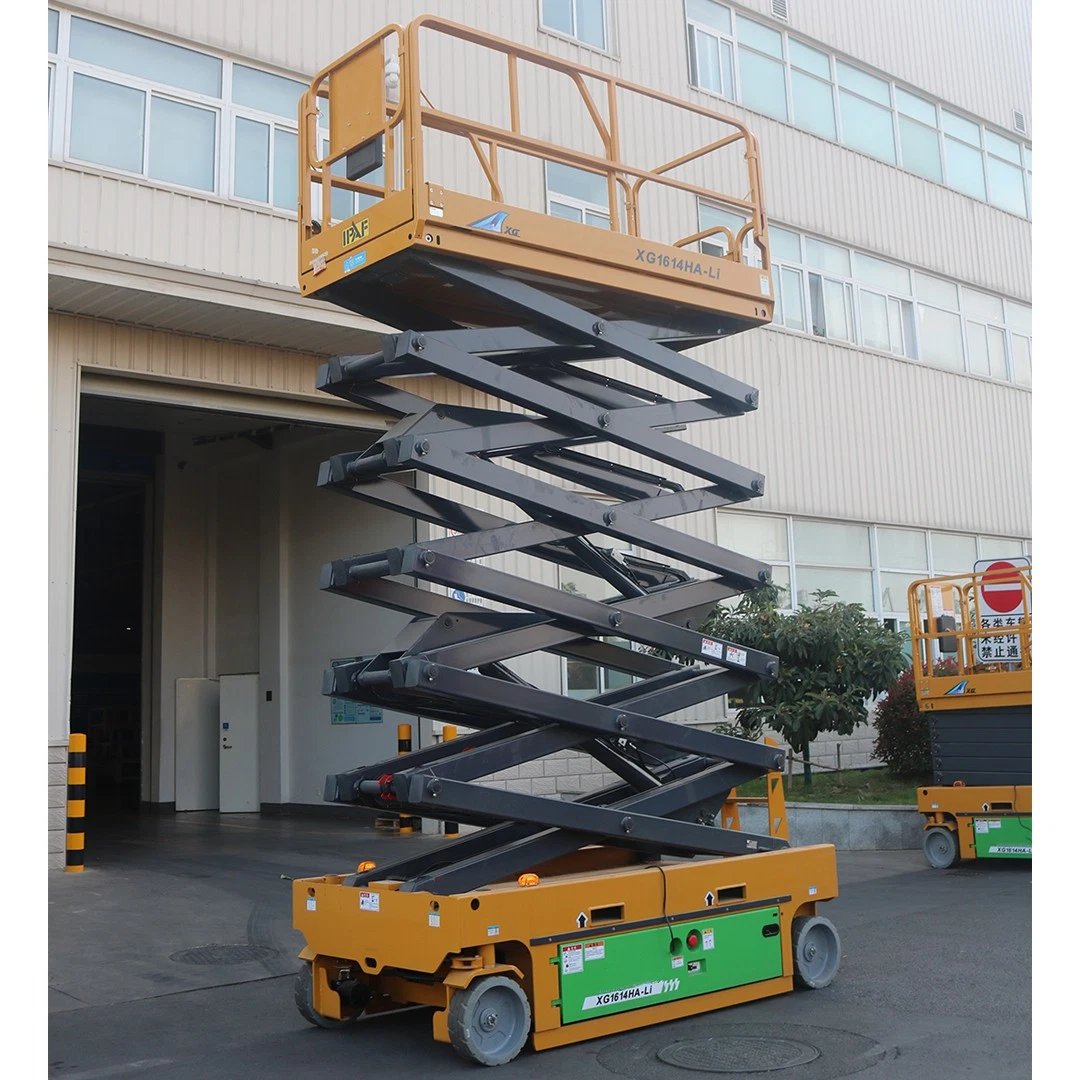 Mobile Hydraulic Scissor Lifting Platform Xg1614ha-Li 16m Scissor Lift for Sale