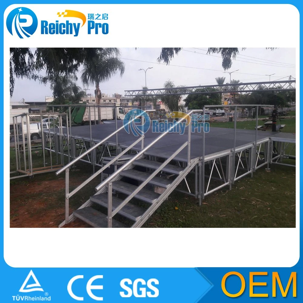 Portable Stage Outdoor Portable Exhibition Concert Events Wedding Stage Lighting Show Speaker Aluminum Truss with Curved Roof LED Display Truss TUV SGS CE