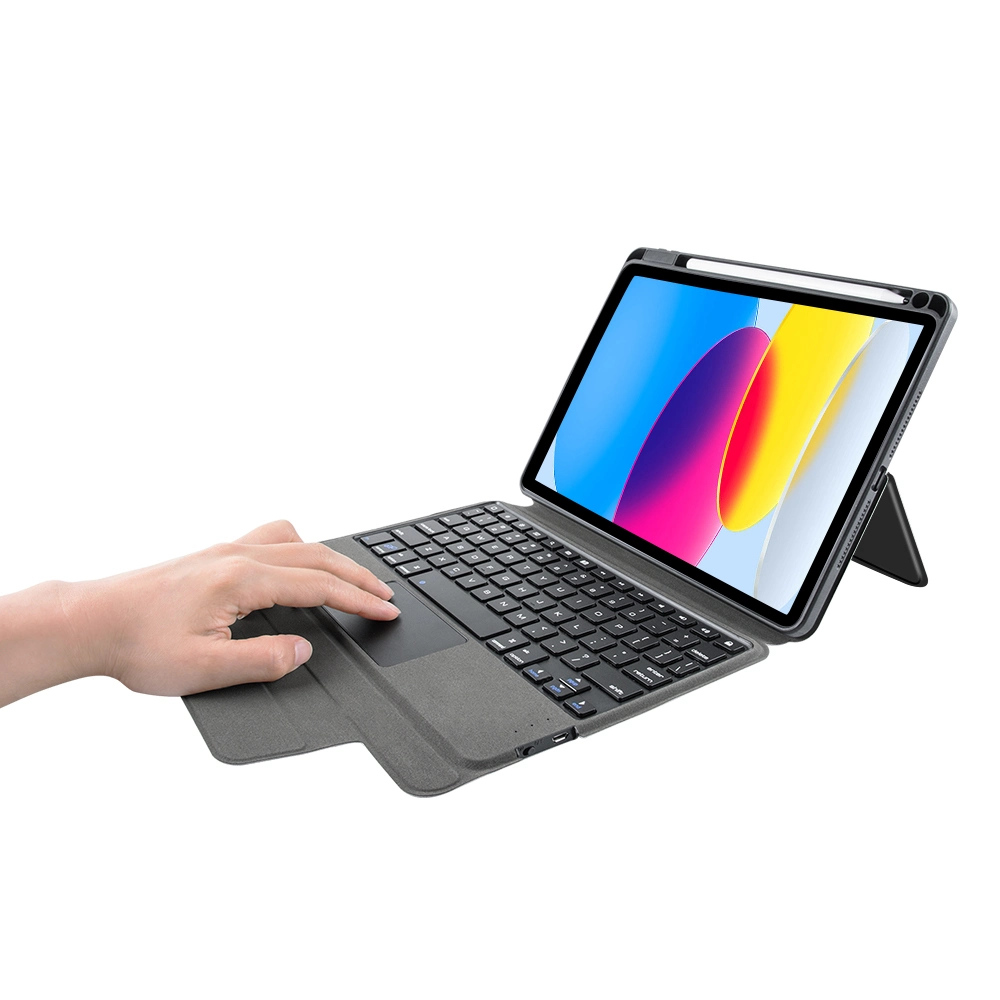 Funda combinada para el teclado para iPad 10th Gen 2022 funda para tablet Con trackpad China Proveedor