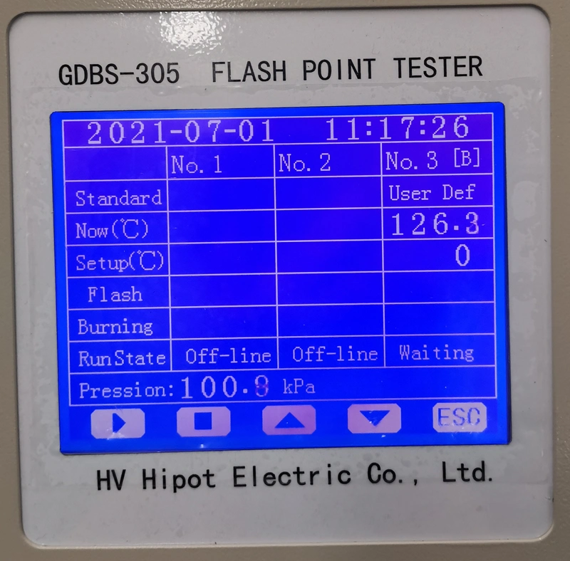 HVHIPOT GDBS-305 de la Copa Cerrado automático de alta precisión de punto de inflamación Tester