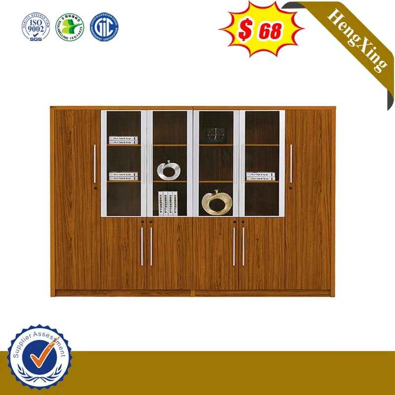 Melamine Laminated 6 Doors Wooden Office Filing Cabinet Bookshelf