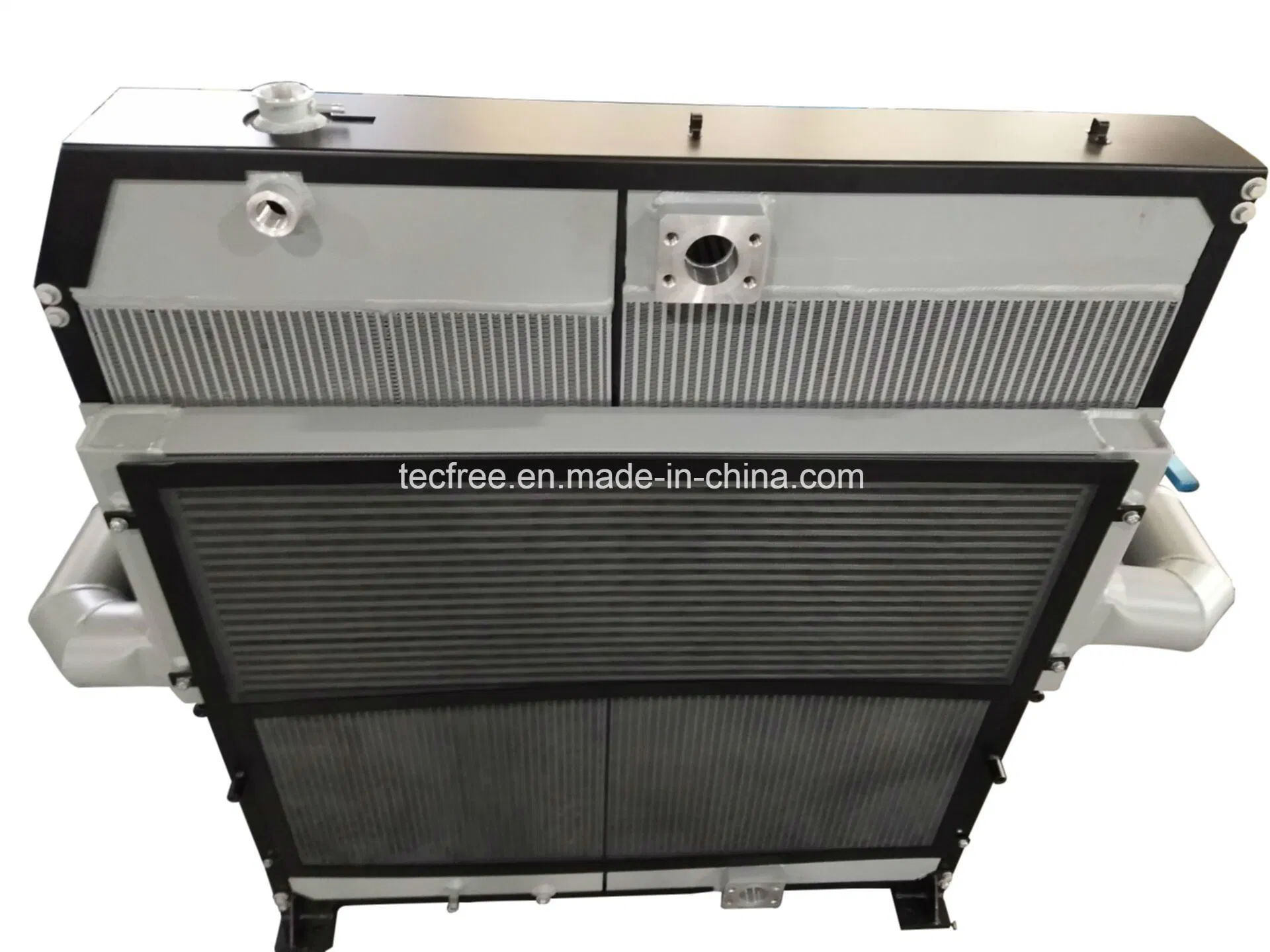 Aluminum Plate and Bar Combi Cooler for Construction Machinery