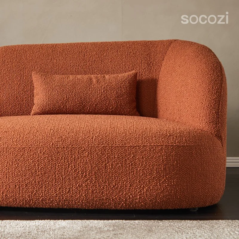 Modernes Wohndesign Wohnzimmer-Set Leinen Samt Stoff Couch Möbel Sofa