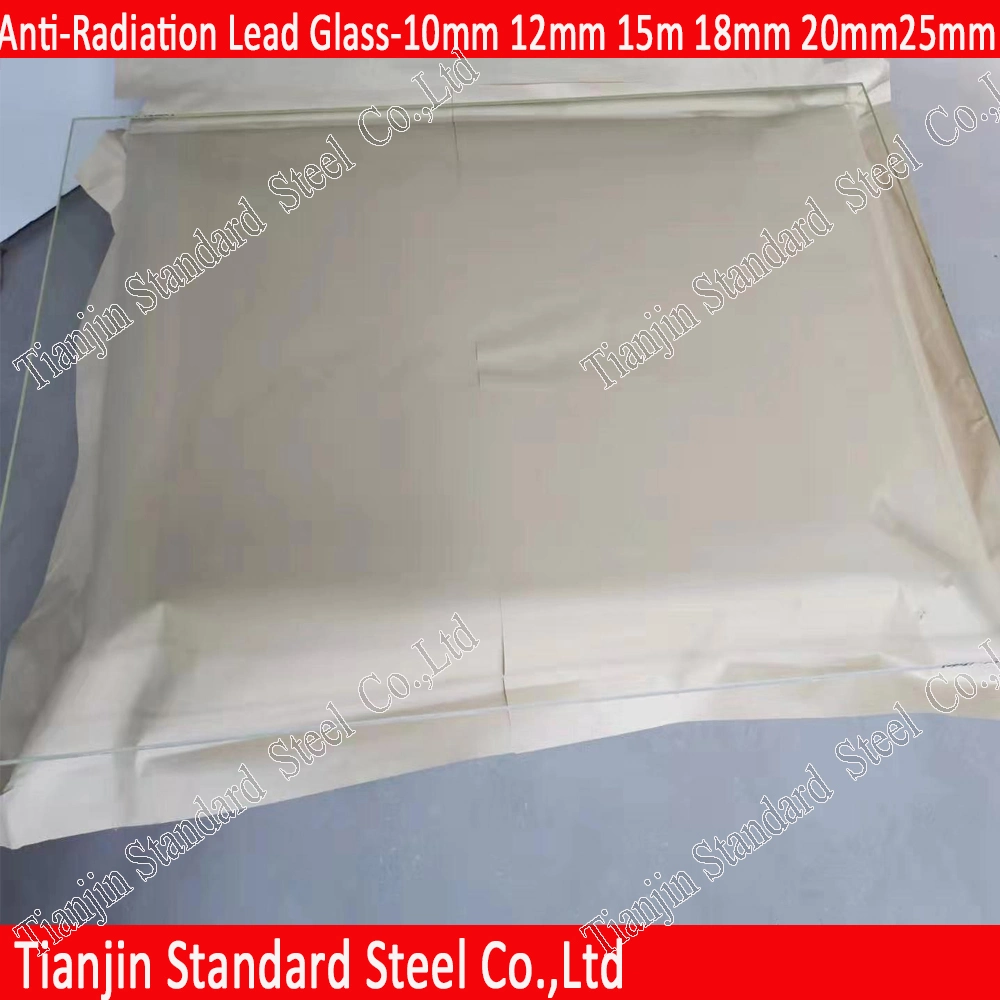 Medical Grade 15mm 18mm 20mm 25mm Protective Lead Glass Against X Rays