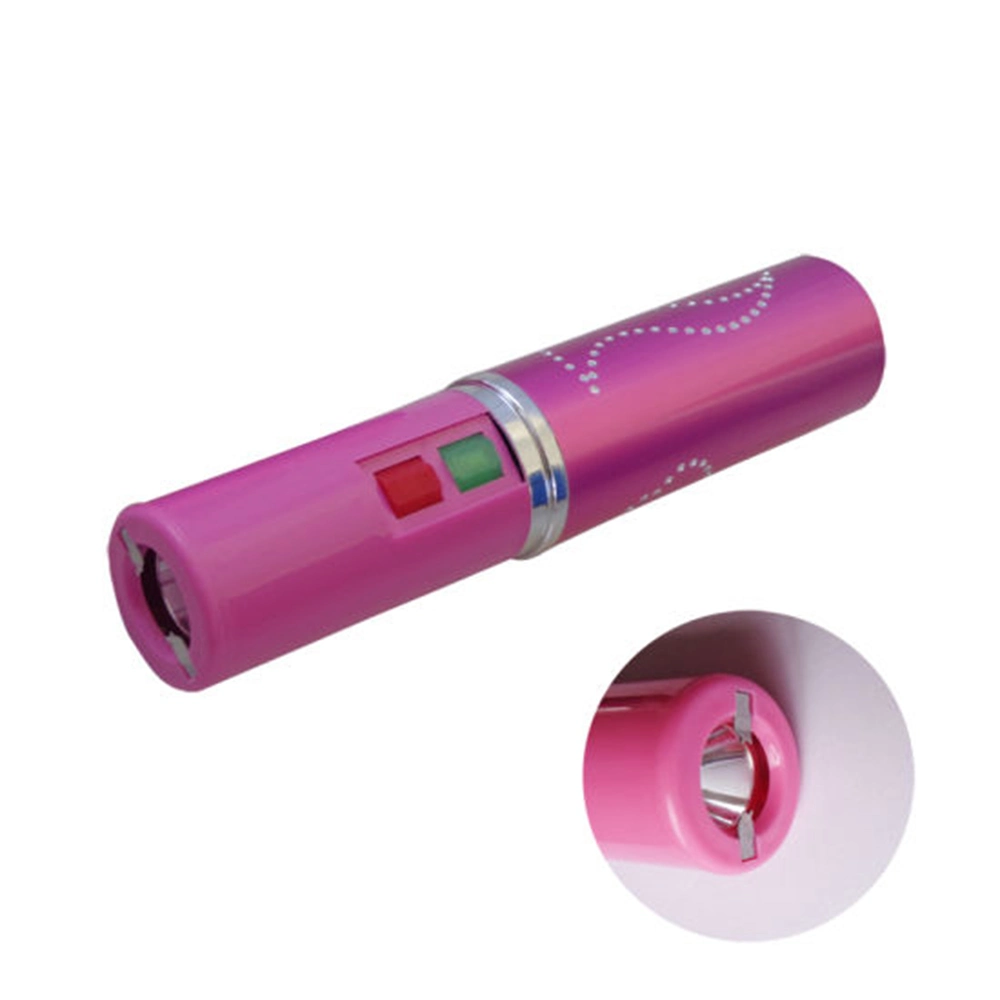 Lady Use Self Defense Mini Lipstick Shocker with Flashlight