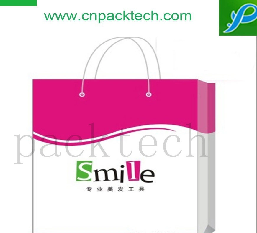 Beauty Fashion Factory Shopping Bag personalizado Hot Stamping