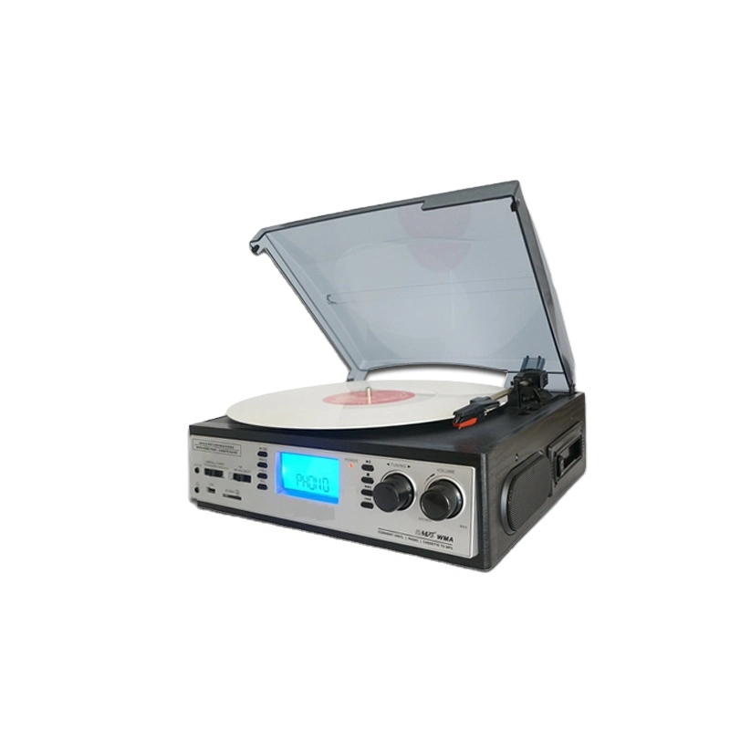 فينيل السجلات الأصلية العتيقة مشغل جدول مع محول MP3 AM/FM الوظيفة
