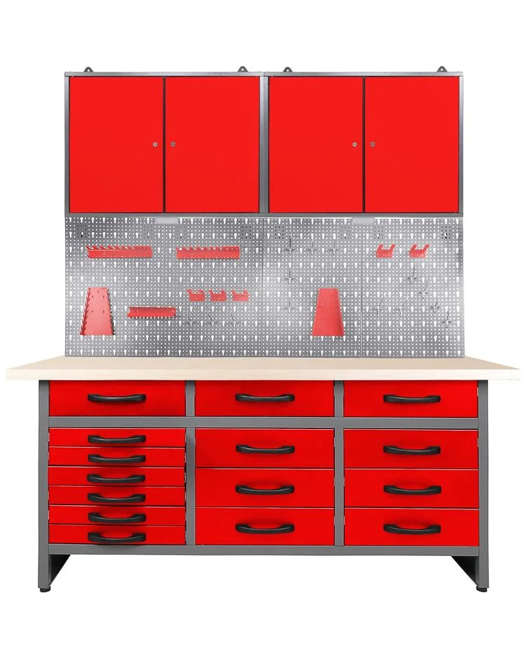 Workshop Group Car Repair Steel Work Table Work Bench Chest Box Tool