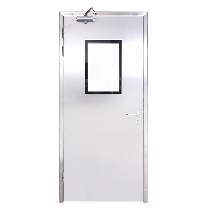 Factory Sale Stainless Steel Traffic Swing Door Double Impact Doors