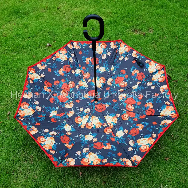 Colourful Portable Handsfree Inverted Umbrella for Car (SU-0023I)