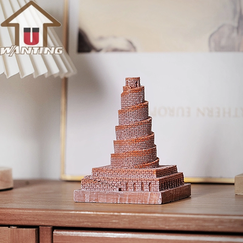 Corporate Gifts Tower of Babel Souvenirs Home Decor Resin Craft Promotion Gift