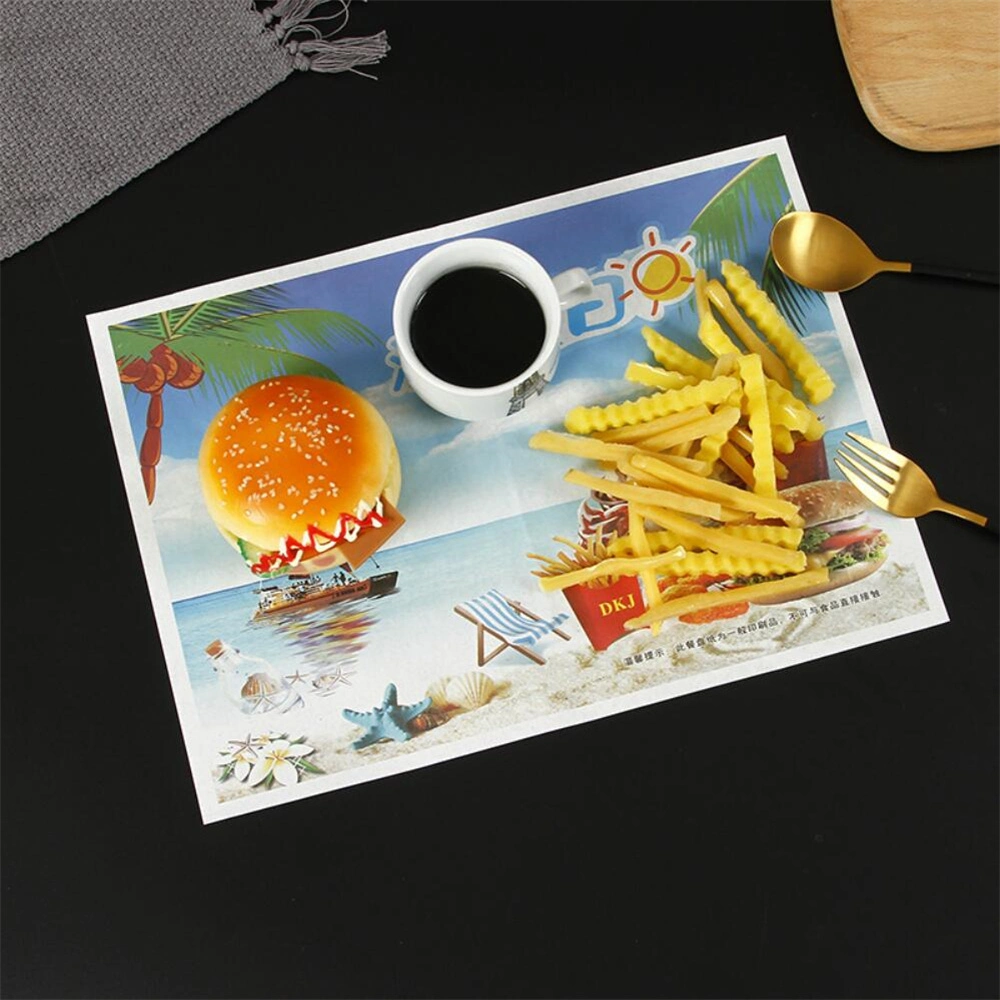 Kraft Emballage and Supply Company Burger de couleur pour l'alimentation papier parchemin