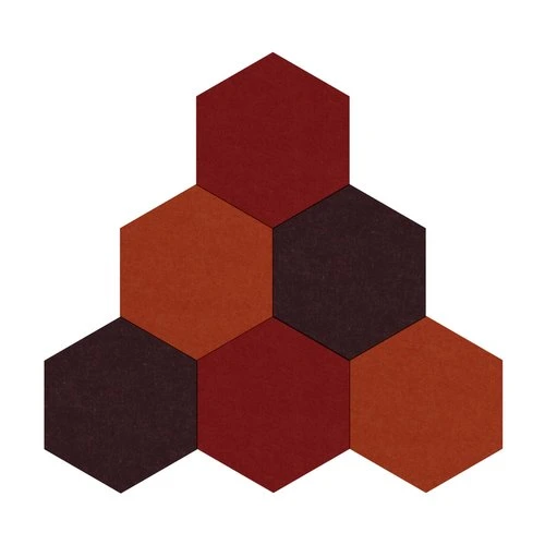 Hexagonal Recycle Acoustic Panel to Reduce Noise and Great Decoration Effect