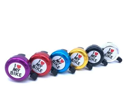 Hot Selling Bicycle Horn Alloy Bike Bell Heart Shaped Loud Bell