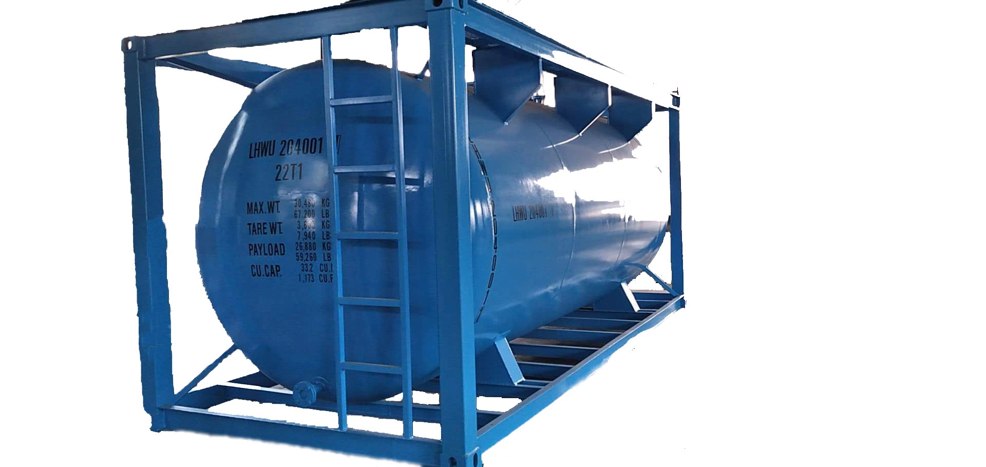 ISO/GB Standard 100m3 Fuel Tank Gas Storage ISO Tank Container Price for Sale