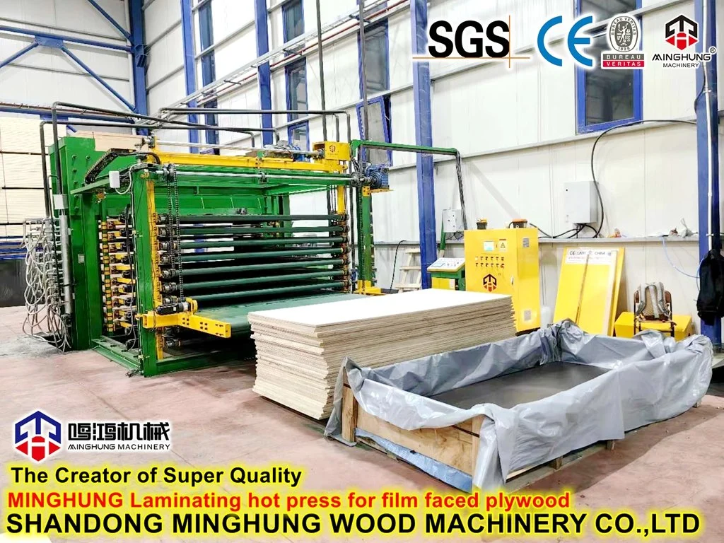 Surface Lamination Laminating Hot Press Machine for Melamine Film Faced Plywood Production