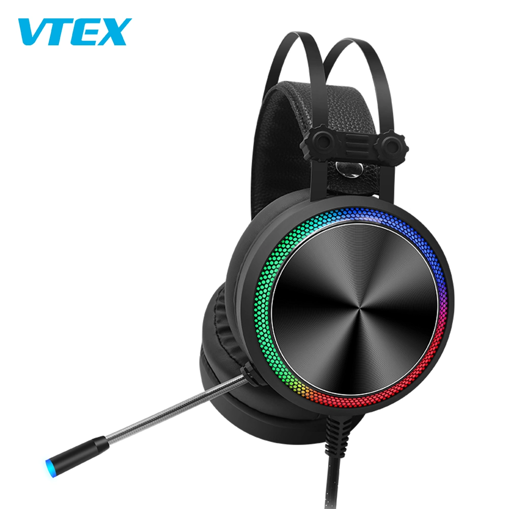 RGB Lighting Wired Headset Gaming Earphone Headphones