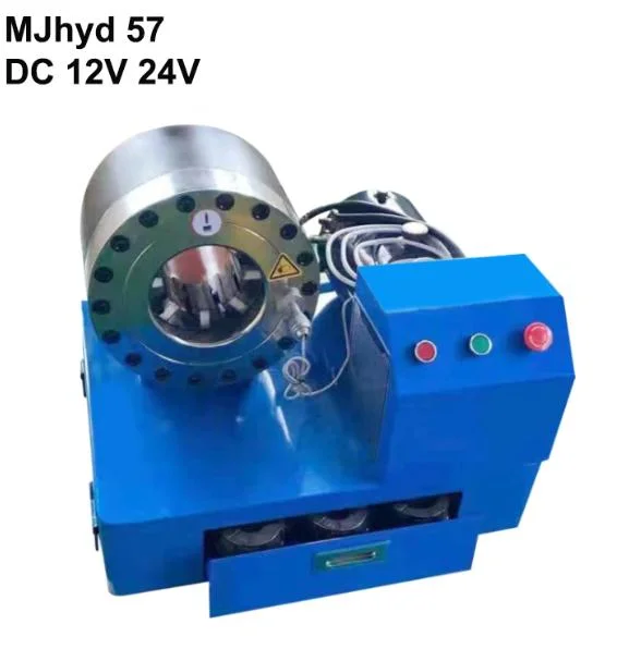 Horizontal Vehicle 12V/24V 2&prime; &prime; 51mm Battery AC Pipe Hydraulic Hose Pipe Making Machine PVC Crimping Machine Hydraulic Pipe Fittings Pressing Tool