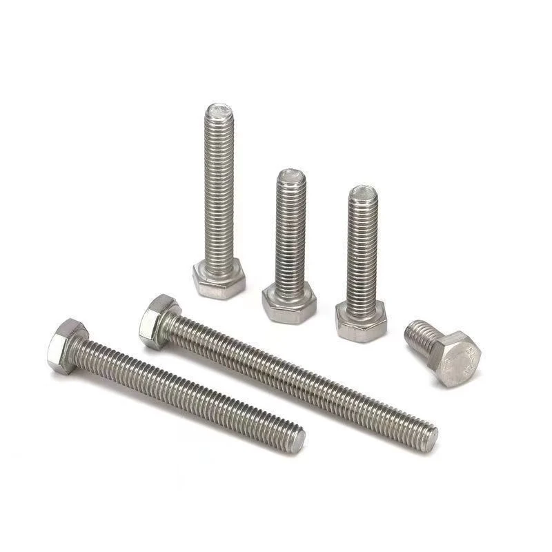 DIN933 Stainless Steel A4 A2 Metric Hex Head Machine Screws Bolt