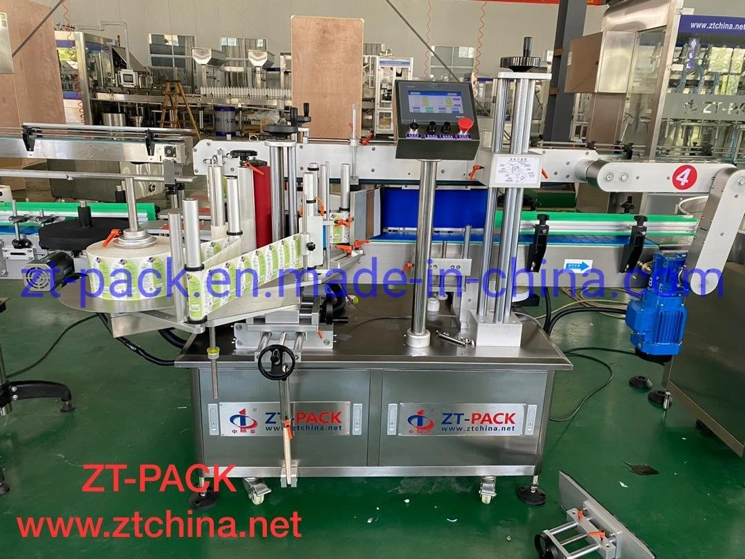 Made in China Automatic High Precision Round Bottle Adhesive Sticker Labeling Machine