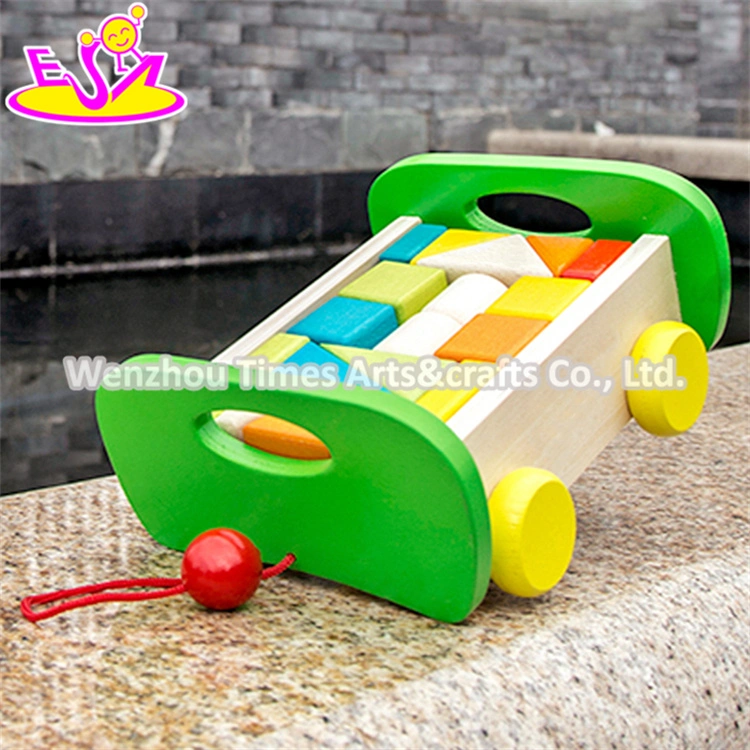 New Design Best Preschool Construct Wooden Blocks Toys for Kids W13c034