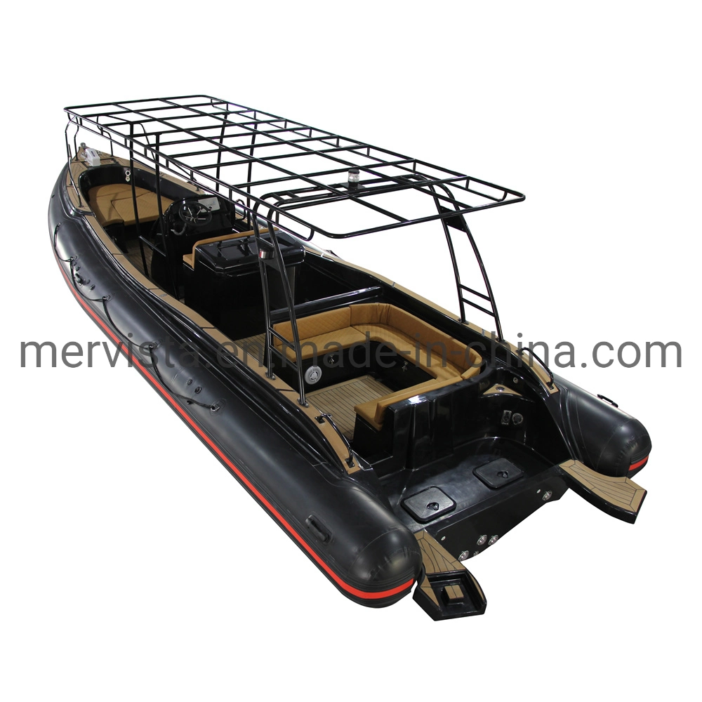 Casco rígido bote hinchable PVC Hypalon tubo en la nervadura Gunwale bote hinchable