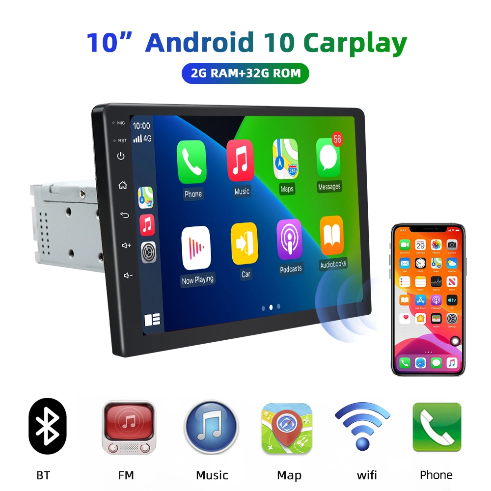 10inch 2+32GB BT5,0 i Android Auto Dual Recording Camera CarPlay