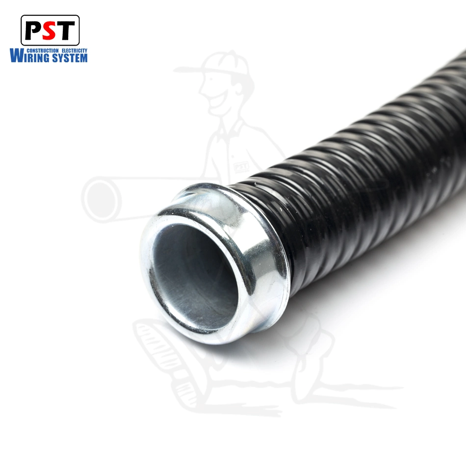 Galvanized Steel Metal Steel Ferrule Flexible Conduit Connector