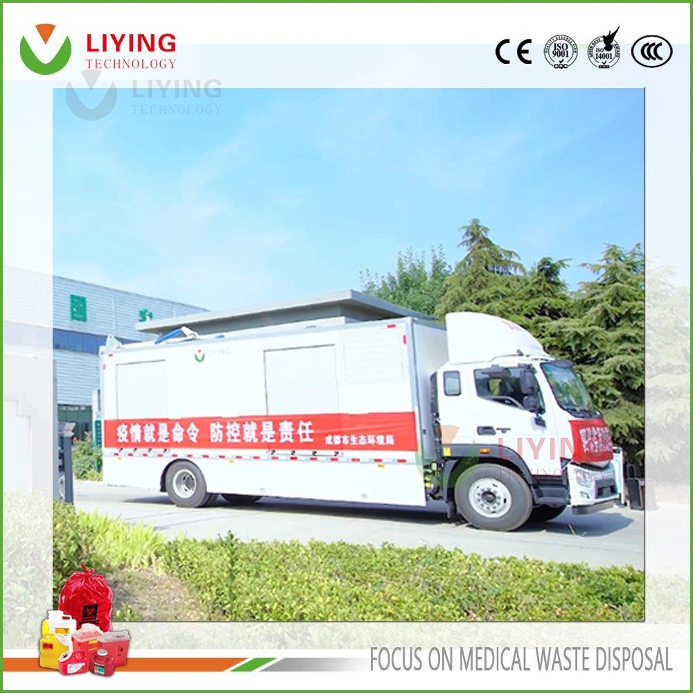 Environmental Biohazard Medical Waste Garbage Truck Microwave Steam Vehicle Management