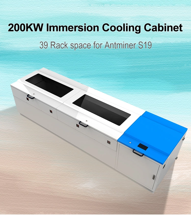 OEM Design 200kw Immersion Cooling System for 39PCS Machine Availalbe for Overclocking to Shorten Roi