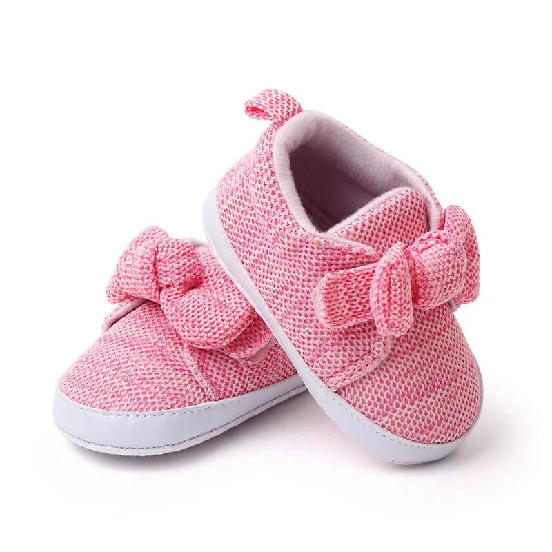 Spring and Autumn New Knitted 0-1 Year Old Baby Princess Soft Shoes