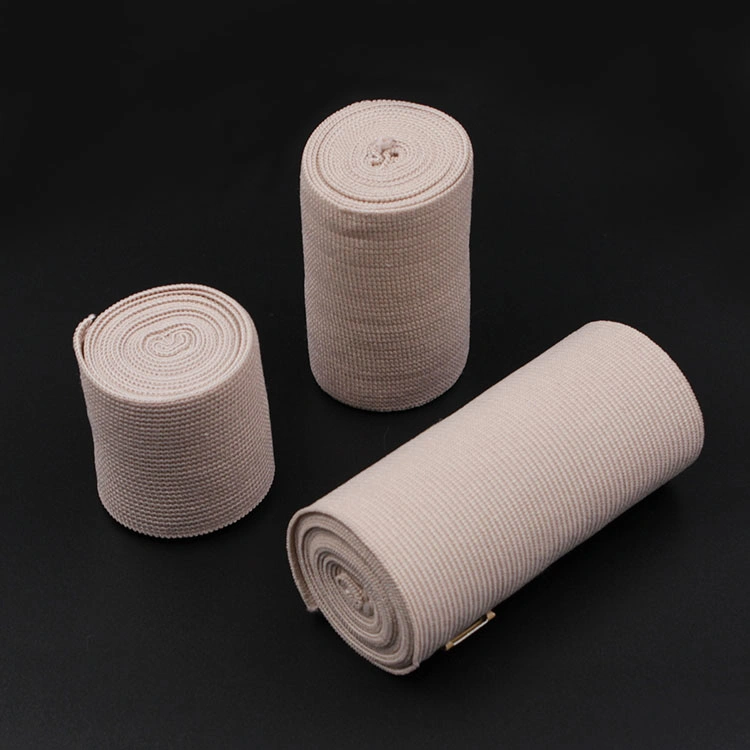 Medical 100 % pur coton élastique tubulaire de haute qualité de bandages pour genou et le bras de liage de doigt