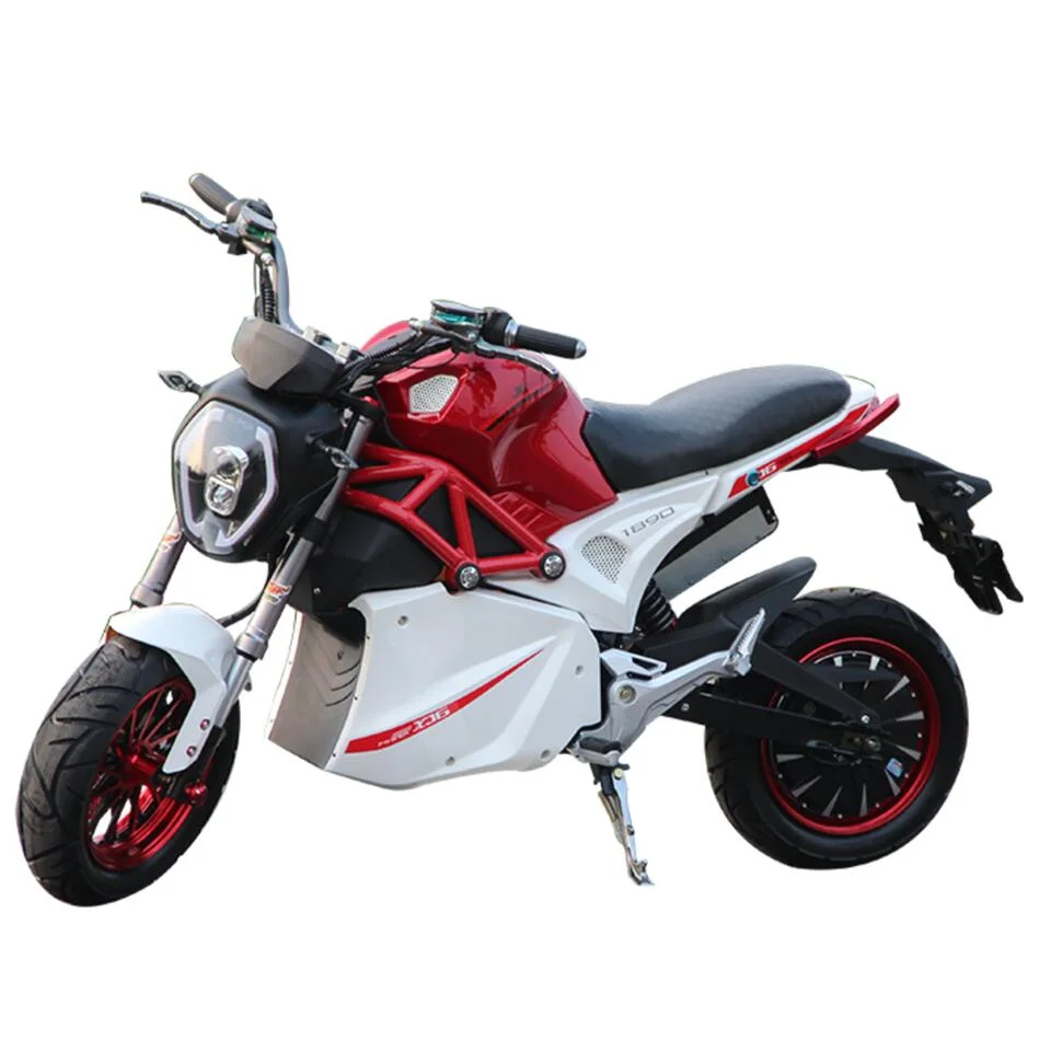 Fábrica 2 rodas 110 km/H motociclo elétrico 5000 W com bateria de lítio Para adultos